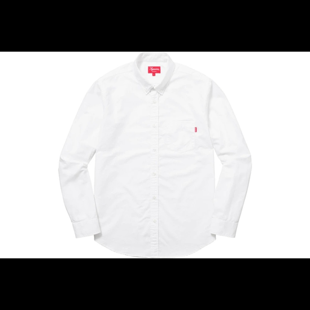 Supreme White Oxford Button Down